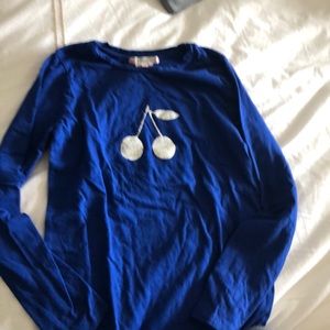 Classic royal blue Bonpoint cherry tee